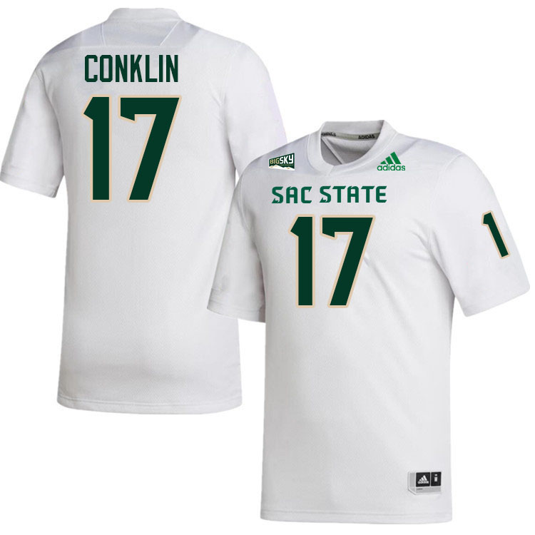 Carson Conklin SAC State Jersey,Sacramento State Hornets #17 Carson Conklin Jersey-White Carson Conklin SAC State Jersey,Sacramento State Hornets #17 Carson Conklin Jersey-White